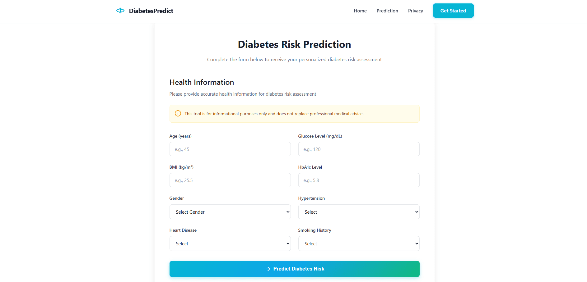 Diabetes Prediction